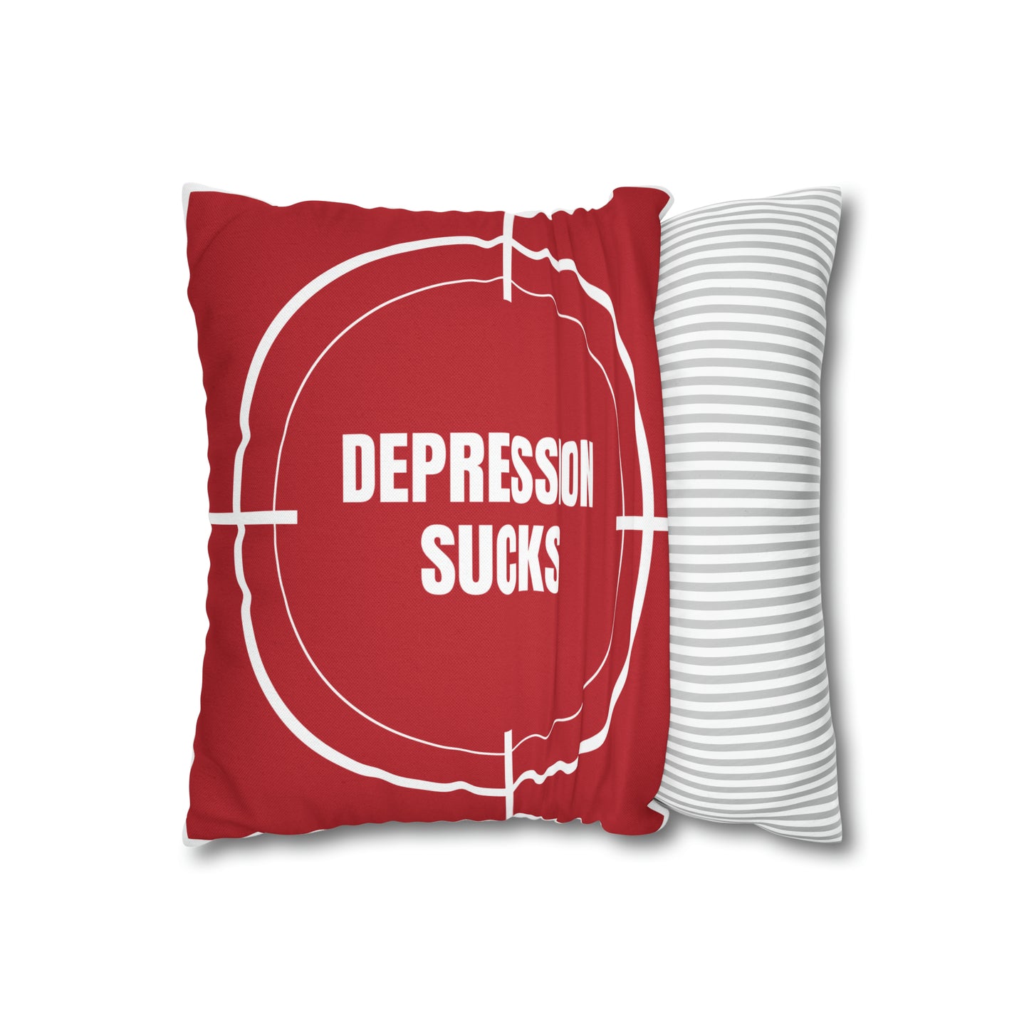 Depression Sucks Pillow Case