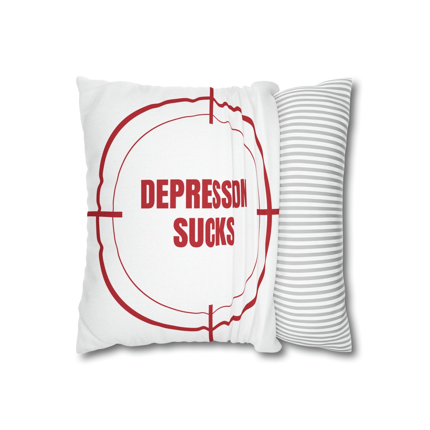 Depression Sucks Pillow Case