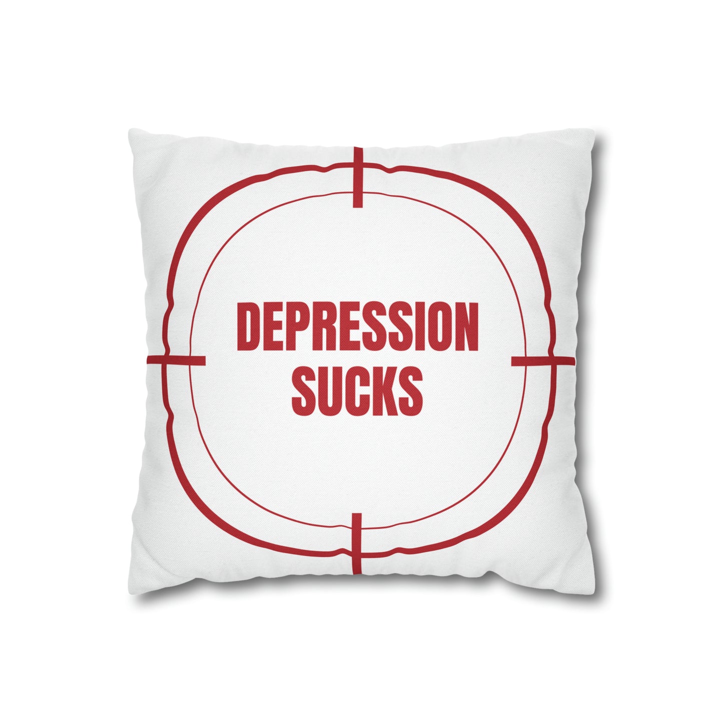 Depression Sucks Pillow Case