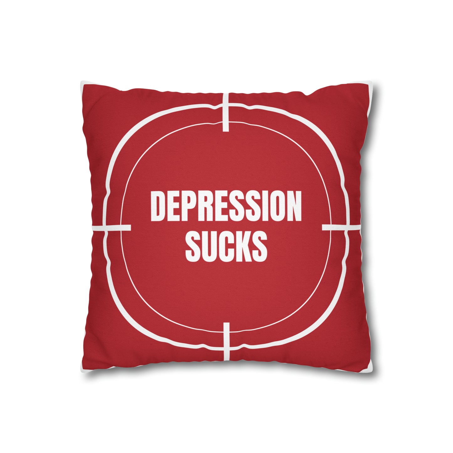 Depression Sucks Pillow Case